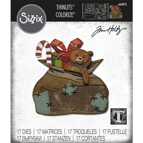 Simon Says Stamp! Tim Holtz Sizzix TOYLAND Colorize Thinlits Dies 664972