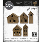 Simon Says Stamp! Tim Holtz Sizzix PAPER VILLAGE Thinlits Dies 664741