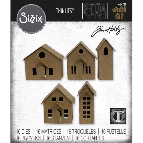 Tim Holtz Sizzix PAPER VILLAGE Thinlits Dies 664741 – Simon Says Stamp