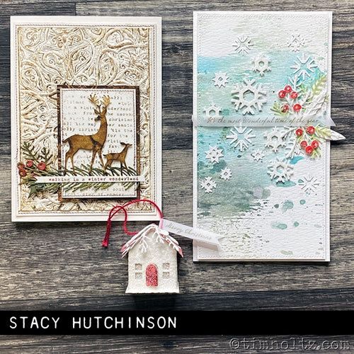 Simon Says Stamp! Tim Holtz Sizzix ENGRAVED 3D Embossing Folder 664249