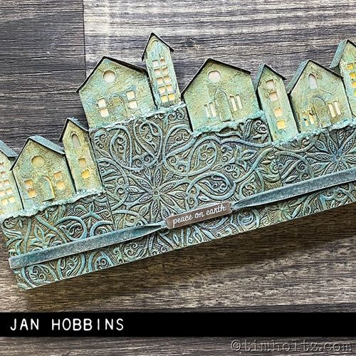 Simon Says Stamp! Tim Holtz Sizzix ENGRAVED 3D Embossing Folder 664249