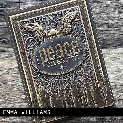 Simon Says Stamp! Tim Holtz Sizzix ENGRAVED 3D Embossing Folder 664249