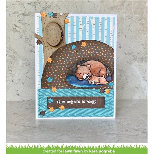 Simon Says Stamp! Lawn Fawn INTO THE WOODS REMIX Petite Paper Pack lf2385
