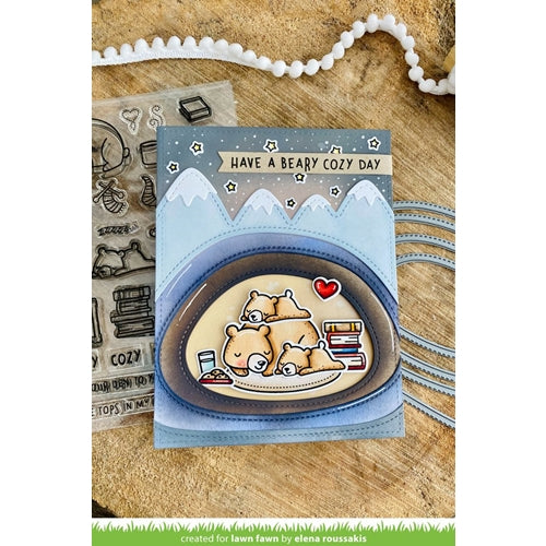 Simon Says Stamp! Lawn Fawn STITCHED DENS Die Cuts lf2452
