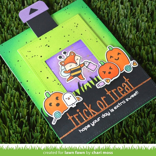 Simon Says Stamp! Lawn Fawn TRICK OR TREAT LINE Die Cut lf2448