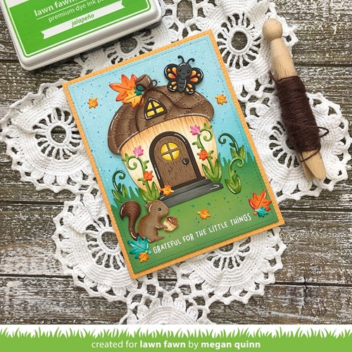 Simon Says Stamp! Lawn Fawn ACORN HOUSE Die Cuts lf2440
