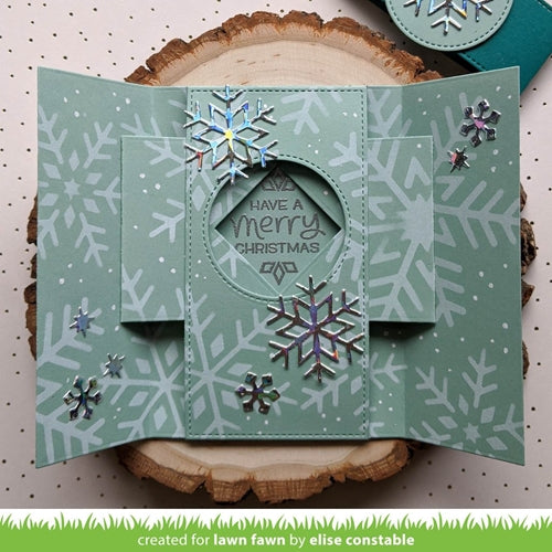 Simon Says Stamp! Lawn Fawn SHUTTER CARD SNOW GLOBE ADD-ON Die Cuts lf2434 | color-code:ALT3