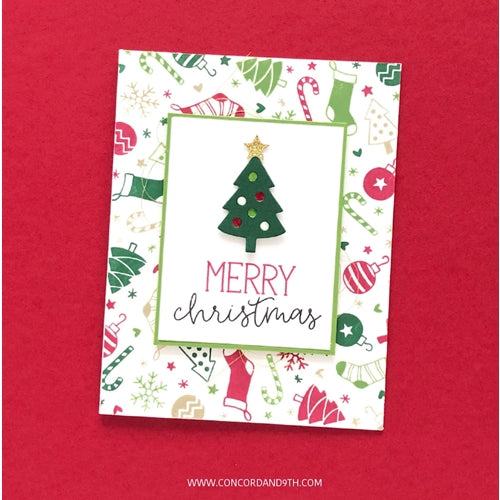 Simon Says Stamp! Concord & 9th ICONIC CHRISTMAS TURNABOUT Clear Stamp Set 10952