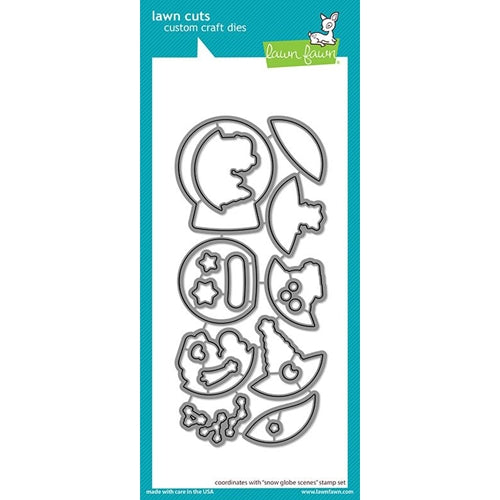 Simon Says Stamp! Lawn Fawn SNOW GLOBE SCENES Die Cuts lf2428