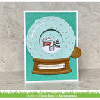 Simon Says Stamp! Lawn Fawn SNOW GLOBE SCENES Clear Stamps lf2427