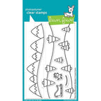 Simon Says Stamp! Lawn Fawn OVER THE MOUNTAIN BORDERS Clear Stamps lf2419