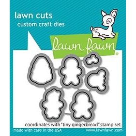 Simon Says Stamp! Lawn Fawn TINY GINGERBREAD Die Cuts lf2418