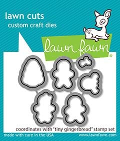 Simon Says Stamp! Lawn Fawn TINY GINGERBREAD Die Cuts lf2418