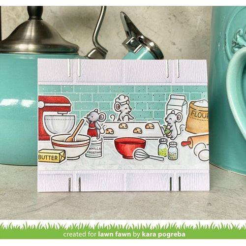 Simon Says Stamp! Lawn Fawn A CREATURE WAS STIRRING Clear Stamps lf2415