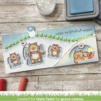 Simon Says Stamp! Lawn Fawn WAVING PULL TAB STARTER SET Die Cuts lf2413