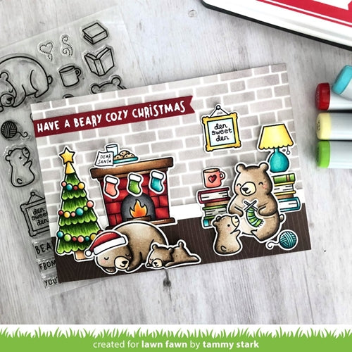Simon Says Stamp! Lawn Fawn DEN SWEET DEN Clear Stamps lf2409