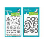 Simon Says Stamp! Lawn Fawn SET CAR CRITTERS CHRISTMAS ADD-ON Clear Stamps and Dies lfcccao