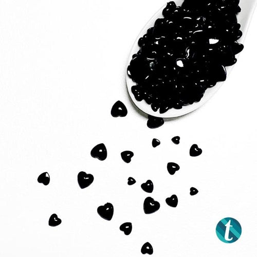 Simon Says Stamp! Trinity Stamps BLACK LICORICE JELLY DROP HEART MIX Embellishment Box esb153