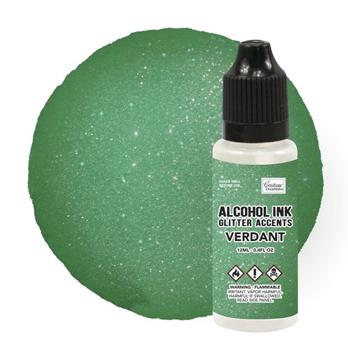 Simon Says Stamp! Couture Creations VERDANT Alcohol Ink Glitter Accents co727671