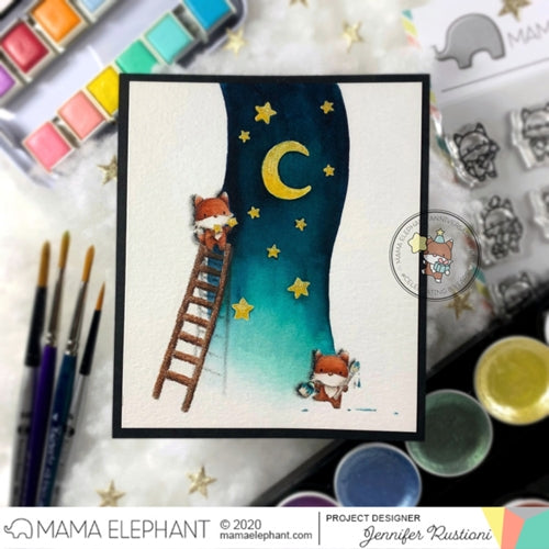 Simon Says Stamp! Mama Elephant Clear Stamps LITTLE FOX AGENDA