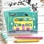 Simon Says Stamp! Simon Says Stamp Stencil RANDOM DOTS AND STARS ssst121509