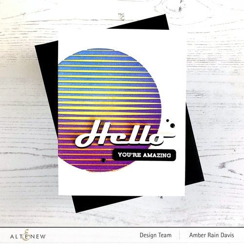 Simon Says Stamp! Altenew SPHERE Stencil ALT4475