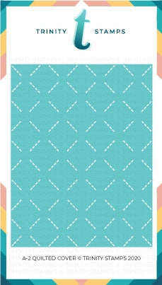 Simon Says Stamp! Trinity Stamps A2 COVERPLATE QUILTED COVER Die tcp002