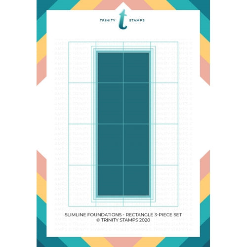 Simon Says Stamp! Trinity Stamps SLIMLINE FOUNDATIONS 6 x 9 Stencil tss026*