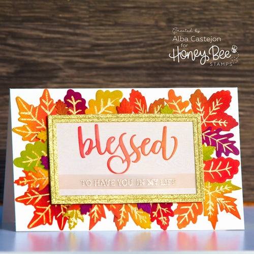 Simon Says Stamp! Honey Bee BLESSED BUZZWORD Clear Stamp Set hbst270