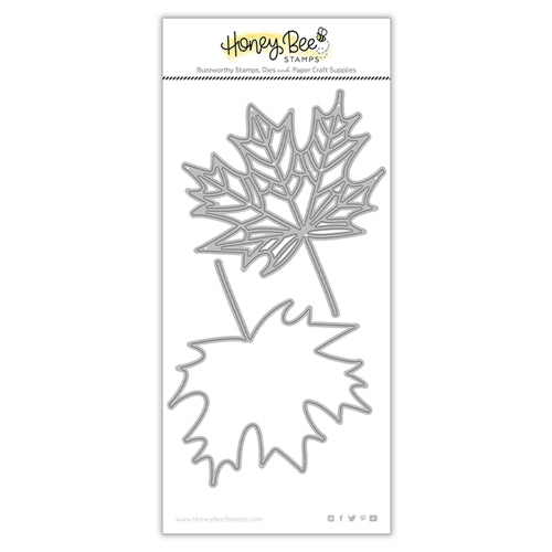 Simon Says Stamp! Honey Bee LOVELY LAYERS MAPLE LEAF Dies hbdsllma