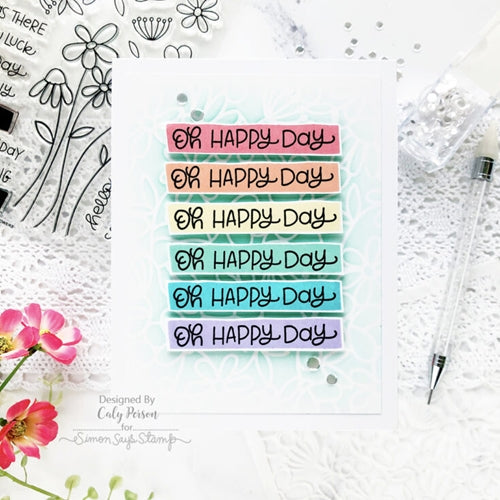 Simon Says Stamp! Simon Says Clear Stamps FREESTYLE FLOWERS sss202091c | color-code:ALT2