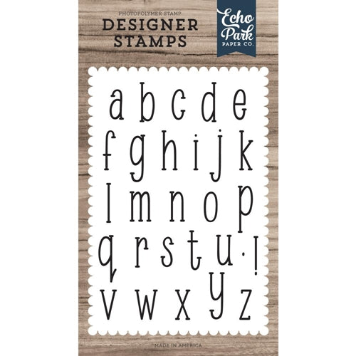 Simon Says Stamp! Echo Park MCKELL LOWERCASE ALPHABET Clear Stamps epstamp182