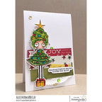 Simon Says Stamp! Stamping Bella Cling Stamps CHRISTMAS TREE ODDBALL eb977