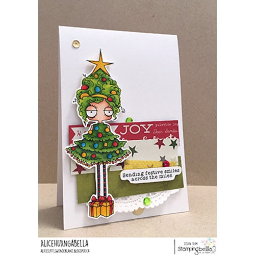Simon Says Stamp! Stamping Bella Cling Stamps CHRISTMAS TREE ODDBALL eb977