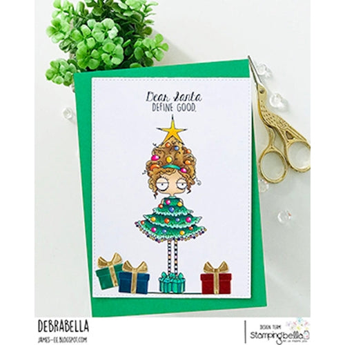 Simon Says Stamp! Stamping Bella Cling Stamps CHRISTMAS TREE ODDBALL eb977