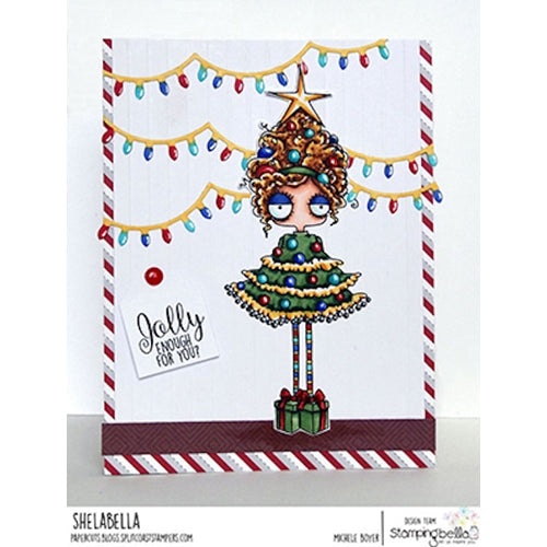 Simon Says Stamp! Stamping Bella Cling Stamps CHRISTMAS TREE ODDBALL eb977