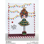 Simon Says Stamp! Stamping Bella Cling Stamps CHRISTMAS TREE ODDBALL eb977