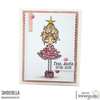 Simon Says Stamp! Stamping Bella Cling Stamps CHRISTMAS TREE ODDBALL eb977