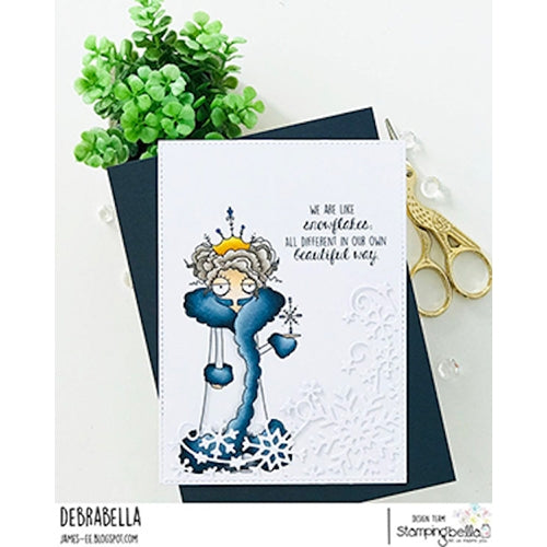 Simon Says Stamp! Stamping Bella Cling Stamps ODDBALL SNOW QUEEN eb979