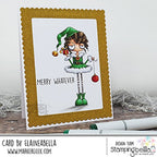 Simon Says Stamp! Stamping Bella Cling Stamps ODDBALL GIRL ELF eb1004