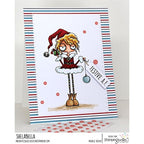 Simon Says Stamp! Stamping Bella Cling Stamps ODDBALL GIRL ELF eb1004