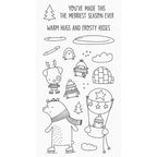 Simon Says Stamp! My Favorite Things WARM HUGS AND FROSTY KISSES Clear Stamps cs508*