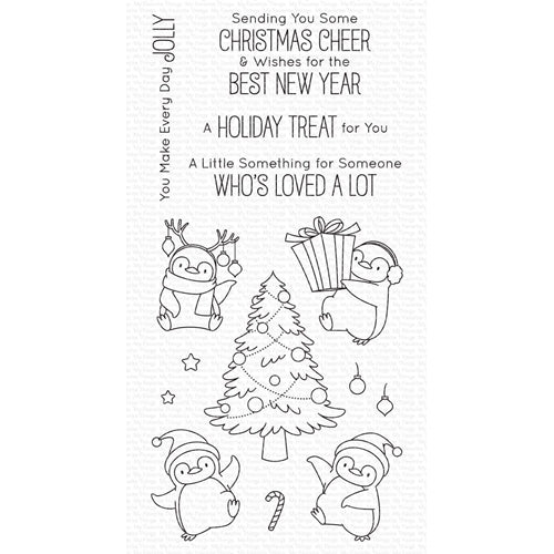 Simon Says Stamp! My Favorite Things HOLIDAY PENGUINS Clear Stamps bb113