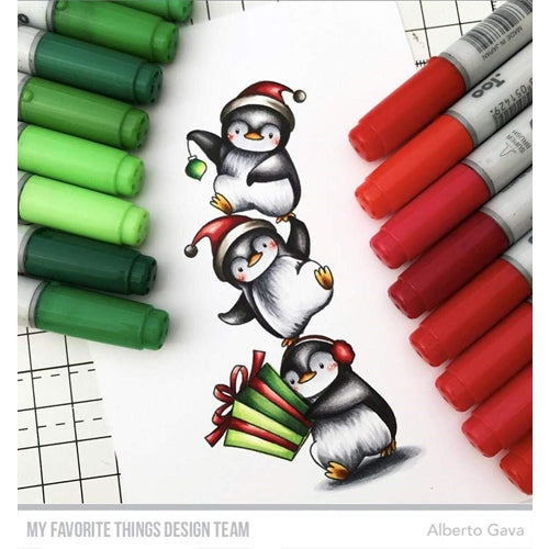 Simon Says Stamp! My Favorite Things HOLIDAY PENGUINS Clear Stamps bb113 | color-code:ALT1