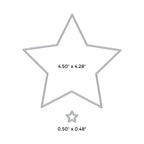 Simon Says Stamp! Hero Arts 5 POINT STARS Infinity Dies DI821