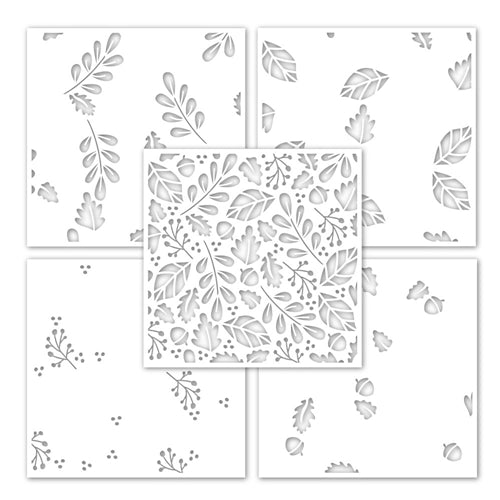 Simon Says Stamp! Simon Says Stamp Stencil FALLING LEAVES LAYERING ssst121490