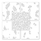 Simon Says Stamp! Simon Says Stamp Stencil FALLING LEAVES LAYERING ssst121490