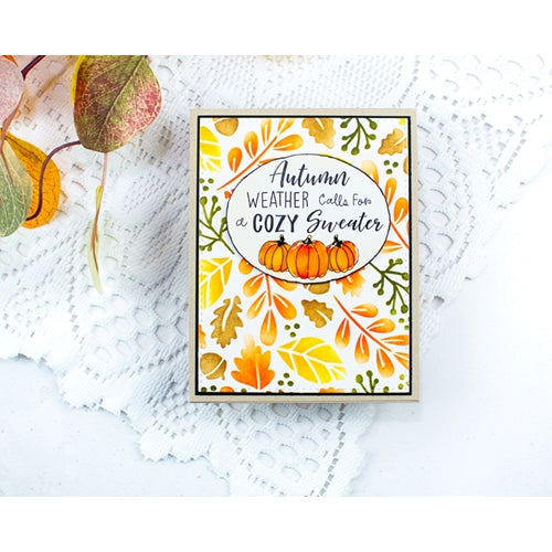 Simon Says Stamp! Simon Says Stamp Stencil FALLING LEAVES LAYERING ssst121490
