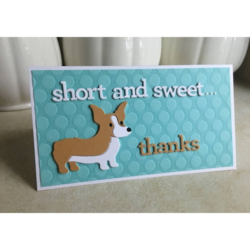 Simon Says Stamp! Simon Says Stamp LIL CRITTERS CORGI Wafer Die sssd112238
