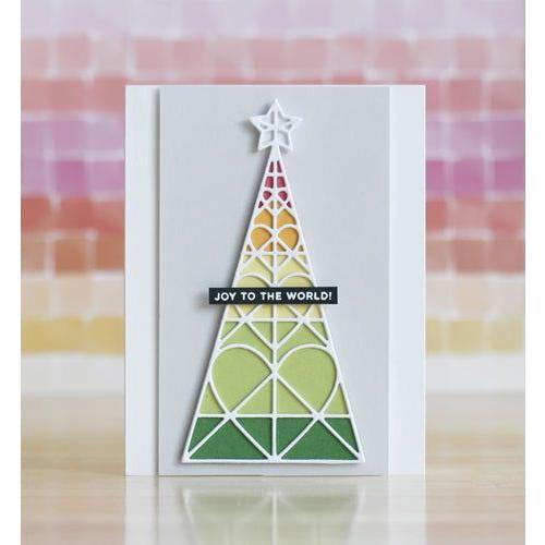 Simon Says Stamp! Simon Says Stamp GEOMETRIC CHRISTMAS TREE Wafer Die sssd112239